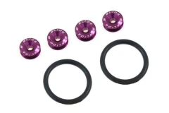 Bumper Trunk Fasteners Quick Release SLIDE Purple