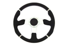 Steering wheel Pro 350mm offset:0mm Leather Black