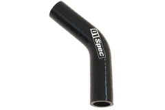 Silicone elbow D1Spec Black 45st 10mm