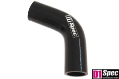 Silicone elbow D1Spec Black 67deg 35mm