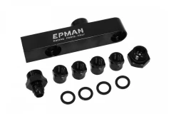 Fuel Pump Manifold 2in1 Black