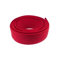 STEEL BRAIDED RUBBER HOSES RED AN4 