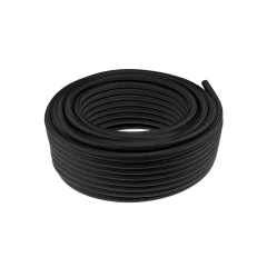 STEEL BRAIDED RUBBER HOSES BLACK AN4 