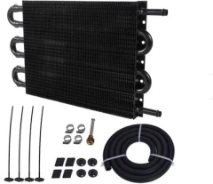 TurboWorks Power steering, transmision cooler 6-rows Black