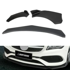 Universal Front Splitter Spoiler Body Kit Black V5