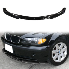 Front Splitter BMW E46 4D Front Spliter Gloss Black