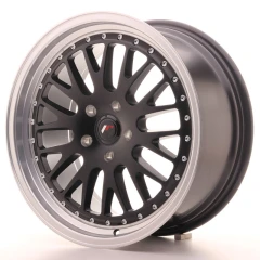 JR Wheels JR10 18x8,5 ET40-45 Blank Matt Black w/Machined Lip