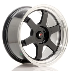 JR Wheels JR12 18x9 ET25-27 Blank Gloss Black