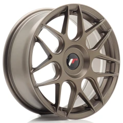 JR Wheels JR18 17x7 ET20-40 Blank Matt Bronze