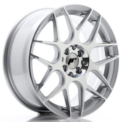 JR Wheels JR18 17x7 ET40 4x100/114 Silver Machined