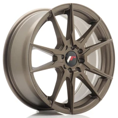 JR Wheels JR21 17x7 ET25 4x100/108 Matt Bronze