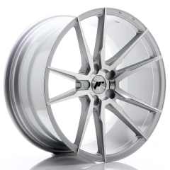 JR Wheels JR21 20x10 ET40 5H BLANK Silver Machined Face