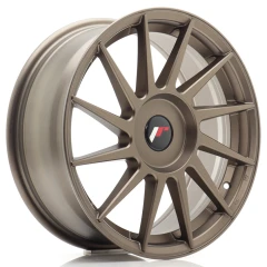 JR Wheels JR22 17x7 ET35-40 BLANK Matt Bronze