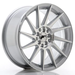 JR Wheels JR22 17x8 ET35 5x100/114 Silver Machined Face