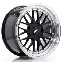 JR Wheels JR23 18x9,5 ET25-48 5H BLANK Gloss Black w/Machined Lip