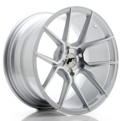 JR Wheels JR30 18x9,5 ET20-40 5H BLANK Silver Machined Face