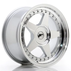 JR Wheels JR6 17x9 ET20-35 BLANK Silver Machined Face