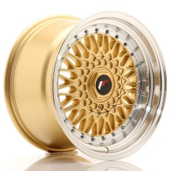 JR Wheels JR9 16x9 ET20 4x100/108 Gold w/Machined Lip