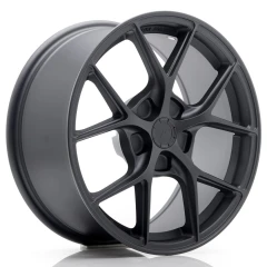 JR Wheels SL01 17x8 ET20-45 5H BLANK Matt Gun Metal