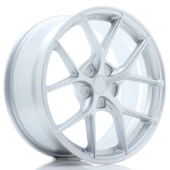 JR Wheels SL01 18x8,5 ET35-42 5H BLANK Matt Silver