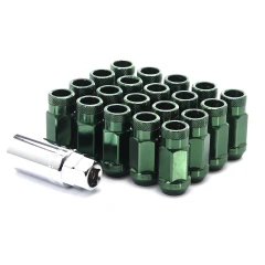 FORGED STEEL JAPAN RACING NUTS JN1 12X1,5 GREEN