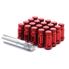 FORGED STEEL JAPAN RACING NUTS JN3 12X1,5 RED