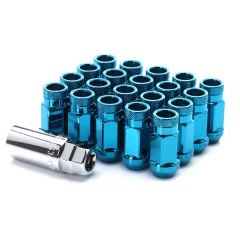 FORGED STEEL JAPAN RACING NUTS JN1 12X1,5 BLUE