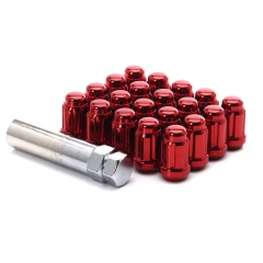 FORGED STEEL JAPAN RACING NUTS JN2 12X1,25 RED