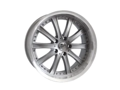 Forzza Code 8,5x19 5x120 ET25 72,56 Silver Lip Machined