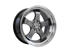 Forzza Flamber 7,5x17 5x112 ET35 74,1 Hyper Black / Lip Machined