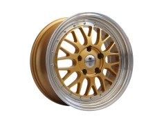 Forzza Spot 7,5x17 5x120 ET42 72,6 Gold Lip Machined