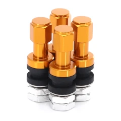 SET OF ALUMINUM AIR VALVES JR V2 - GOLD