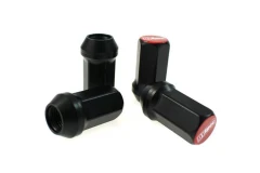 Forged wheel lug nuts D1Spec Alu 1,25 Black/Red