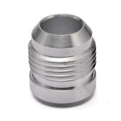 AN12 nipple for welding (aluminum)