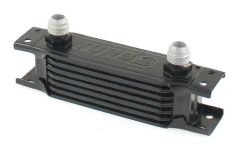 TurboWorks Oil Cooler Slim Line 7-rows 140x50x50 AN10 Black