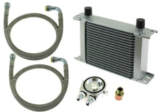 Setrab Oil Cooler Kit 16-rows 190x125x50 AN10 Silver