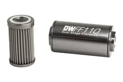 DeatschWerks Fuel Filter 40um AN8 110mm Microglass