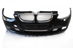 BMW E92 front bumper black