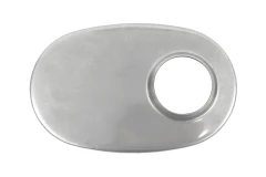 The muffler cap oval side exit 62mm 127x203mm