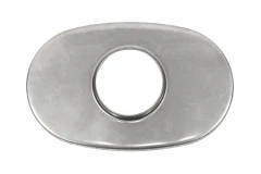 The muffler cap oval side central 65mm 127x203mm