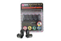 Forged wheel lug nuts D1Spec Alu 12x1,5 black