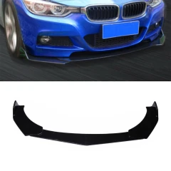 Universal Front Splitter Spoiler Body Kit Black V5