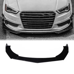 Universal Front Splitter Spoiler Body Kit Black V5