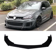 Universal Front Splitter Spoiler Body Kit Black V5