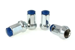 Forged wheel lug nuts D1Spec Stal 12x1,25 Silver/Blue