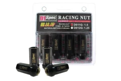 Forged wheel lug nuts D1Spec Steel 12x1,5 Black