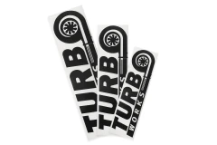 Sticker TurboWorks Black 20cm