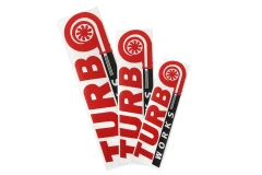 Sticker TurboWorks Red-Black 15cm