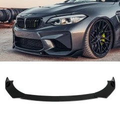 Universal Front Splitter Spoiler Body Kit Black V1