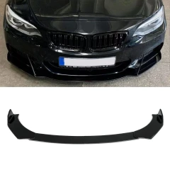 Universal Front Splitter Spoiler Body Kit Black V1